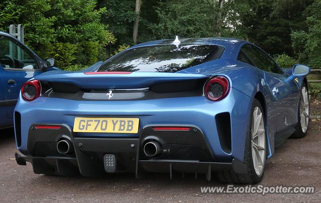 Ferrari 488 GTB spotted in Swettenham, United Kingdom