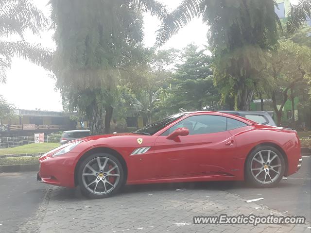 Ferrari California spotted in Serpong, Indonesia