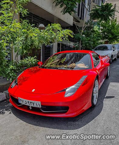 Ferrari 458 Italia spotted in Tehran, Iran