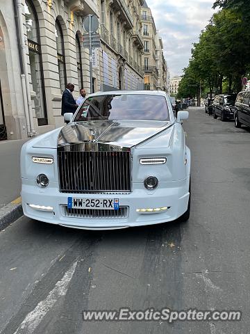 Rolls-Royce Phantom spotted in Paris, France