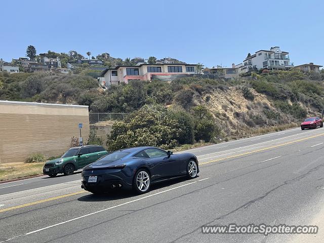 Ferrari Roma spotted in Laguna Beach, California