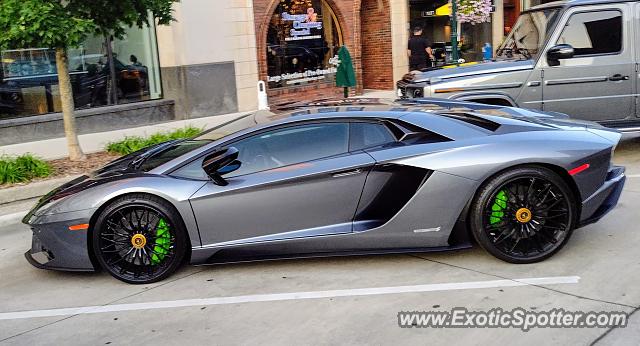 Lamborghini Aventador spotted in Birmingham, Michigan