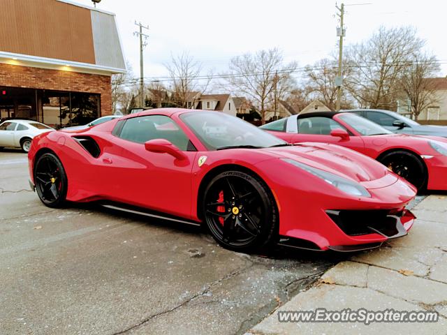 Ferrari 488 GTB spotted in Birmingham, Michigan