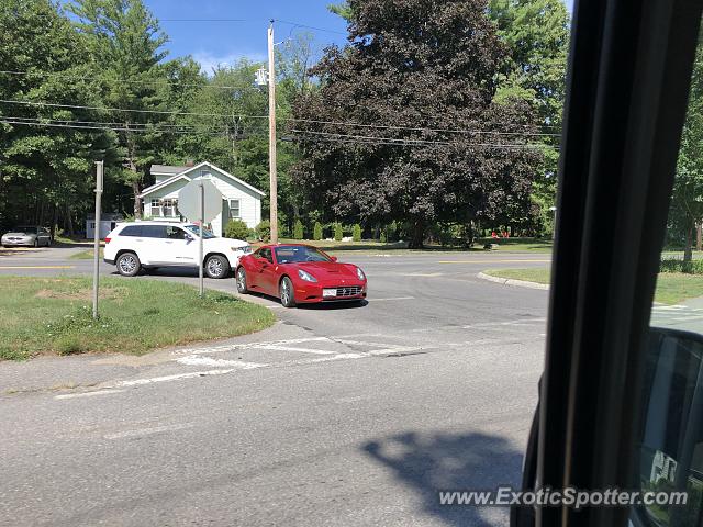 Ferrari California spotted in Acton, Massachusetts