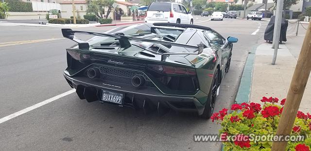 Lamborghini Aventador spotted in San Diego, California