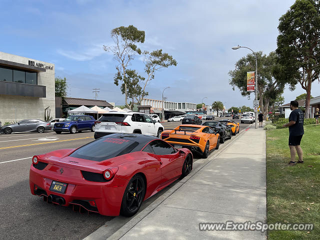 Ferrari 458 Italia spotted in Encinitas, California