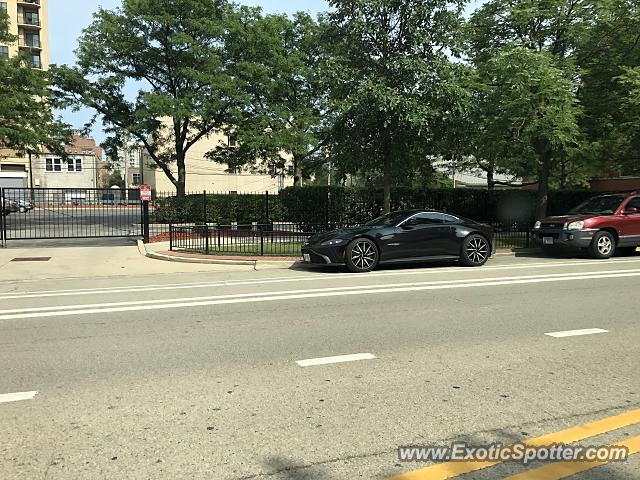 Aston Martin Vantage spotted in Chicago, Illinois