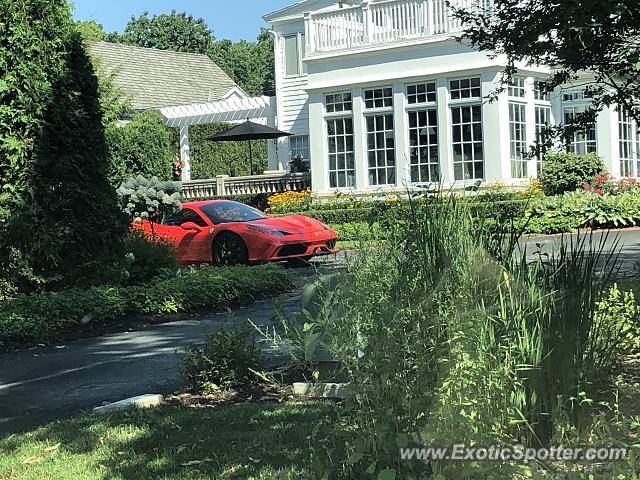 Ferrari 458 Italia spotted in Winnetka, Illinois