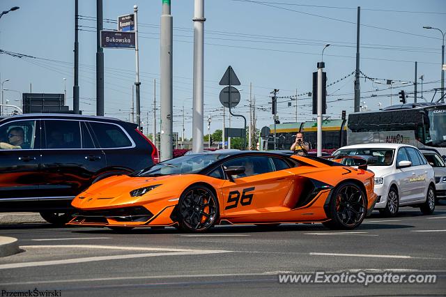 Lamborghini Aventador spotted in Poznan, Poland