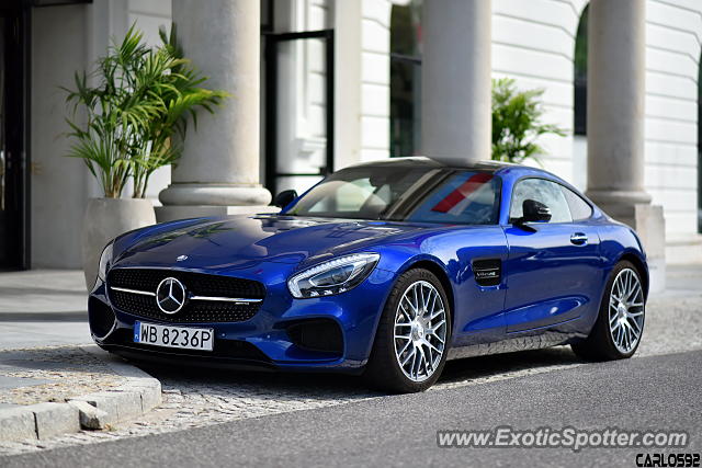 Mercedes AMG GT spotted in Warsaw, Poland