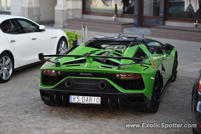 Lamborghini Aventador spotted in Warsaw, Poland