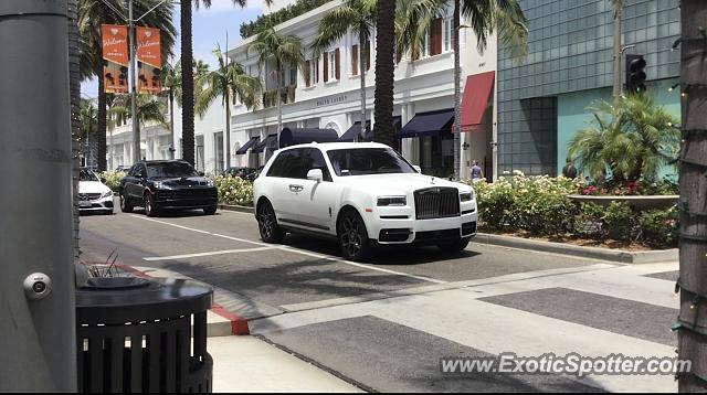 Rolls-Royce Cullinan spotted in Beverly Hills, California