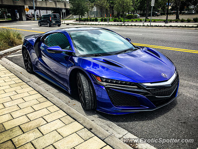 Acura NSX spotted in Jacksonville, Florida