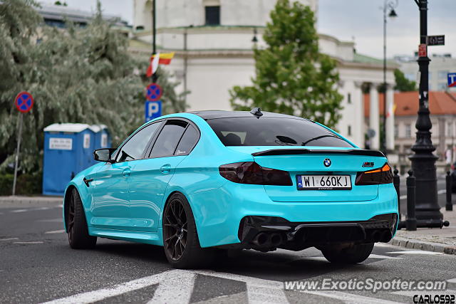 BMW M5 spotted in Warsaw, Poland