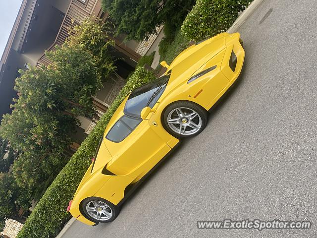 Ferrari Enzo spotted in Pebble Beach, California