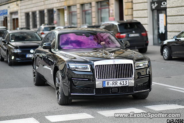 Rolls-Royce Ghost spotted in Warsaw, Poland