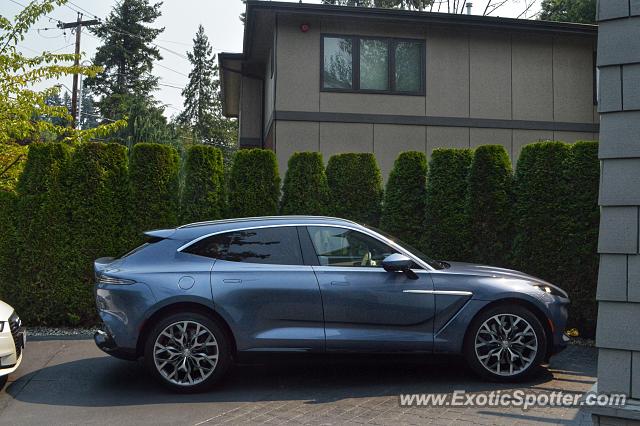 Aston Martin DBX spotted in Medina, Washington