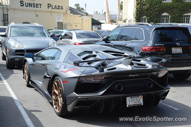 Lamborghini Aventador spotted in Los Angeles, California