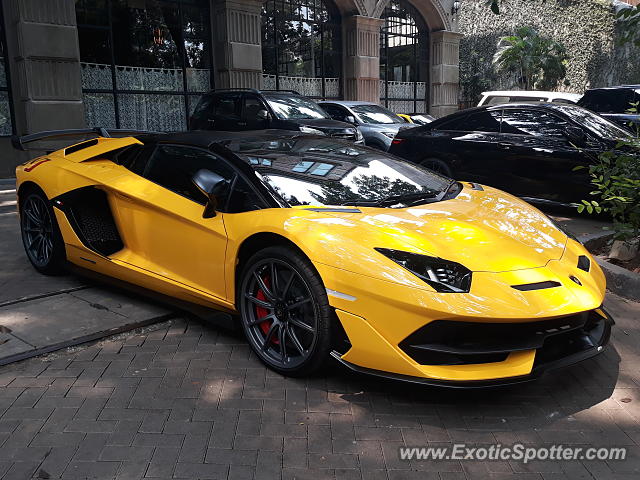 Lamborghini Aventador spotted in Jakarta, Indonesia