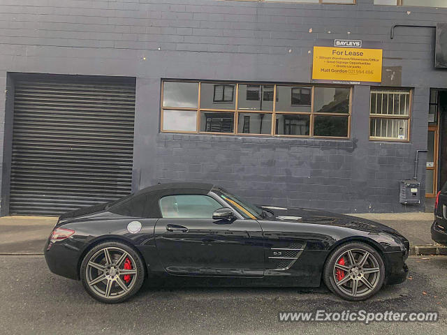 Mercedes SLS AMG spotted in Auckland, New Zealand