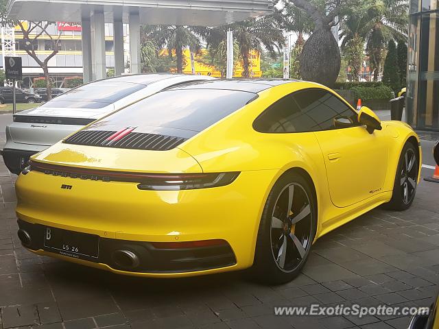 Porsche 911 spotted in Serpong, Indonesia