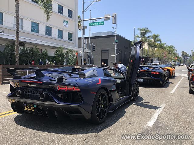 Lamborghini Aventador spotted in Beverly Hills, California