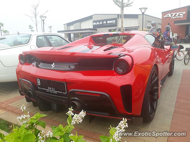 Ferrari 488 GTB spotted in Jakarta, Indonesia