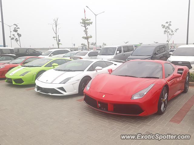 Ferrari 488 GTB spotted in Jakarta, Indonesia