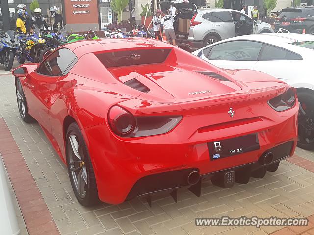 Ferrari 488 GTB spotted in Jakarta, Indonesia