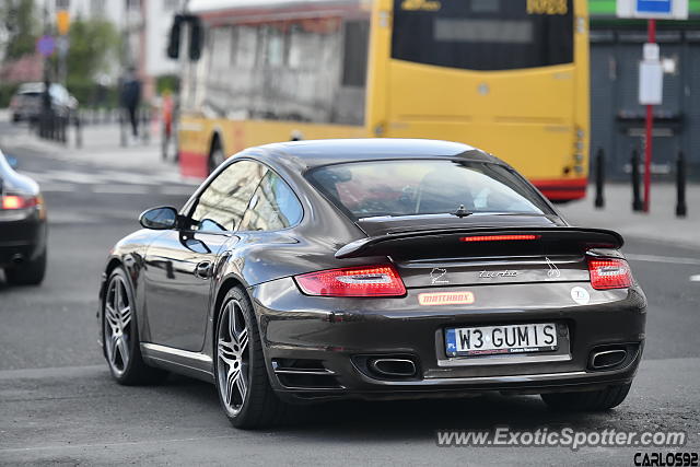 Porsche 911 Turbo spotted in Warsaw, Poland