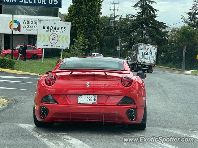 Ferrari California spotted in Mexico City, Mexico
