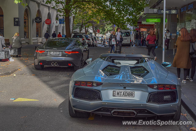 Lamborghini Aventador spotted in Auckland, New Zealand