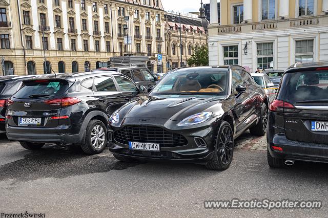 Aston Martin DBX spotted in Wroclaw, Poland