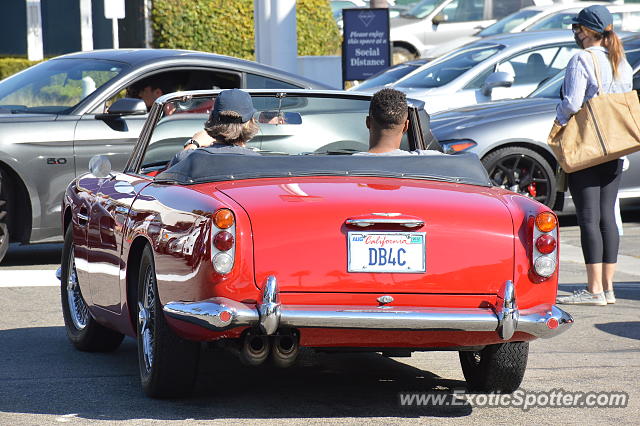 Aston Martin DB4 spotted in Malibu, California