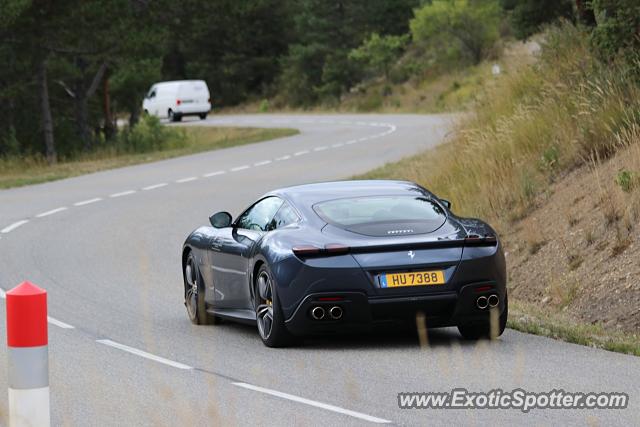 Ferrari Roma spotted in Aspres sur Buëch, France