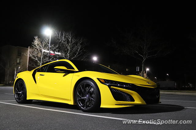 Acura NSX spotted in Dulles, Virginia