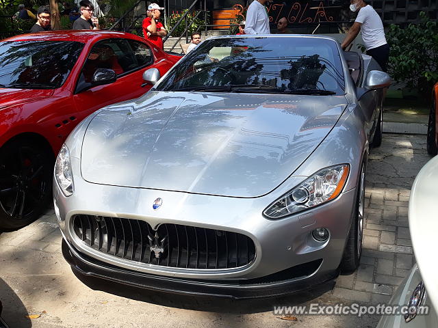 Maserati GranCabrio spotted in Jakarta, Indonesia