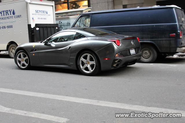 Ferrari California spotted in NYC, New York