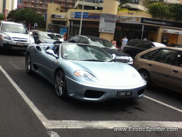 Ferrari 360 Modena spotted in Gold Coast, Australia