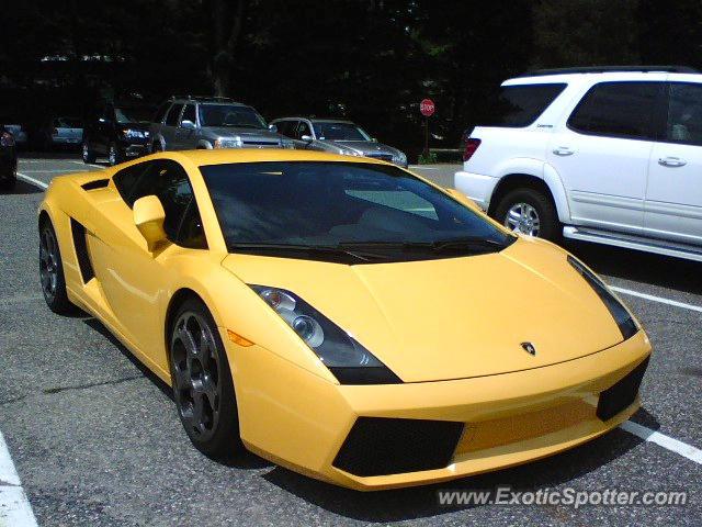 Lamborghini Gallardo spotted in New Canaan, Connecticut