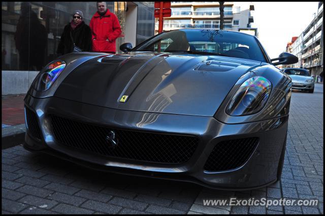 Ferrari 599GTB spotted in Knokke, Belgium