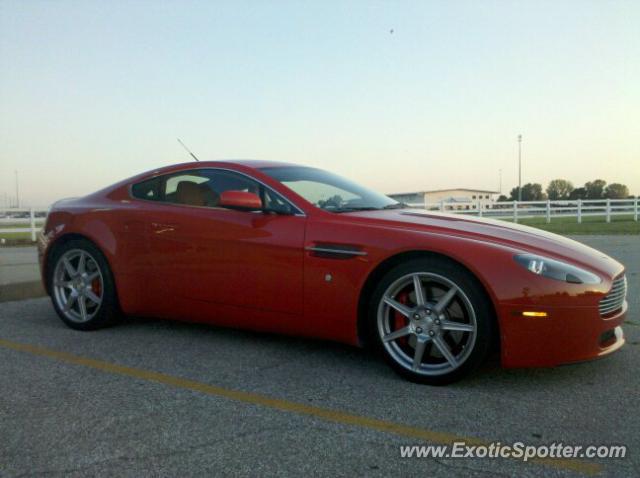 Aston Martin Vantage spotted in Lincoln, Nebraska