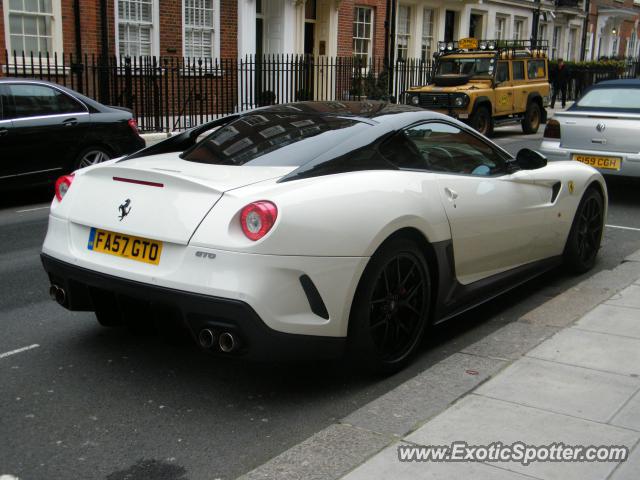 Ferrari 599GTB spotted in London, United Kingdom