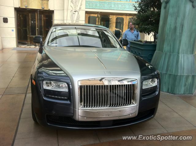 Rolls Royce Ghost spotted in Las Vegas, Nevada