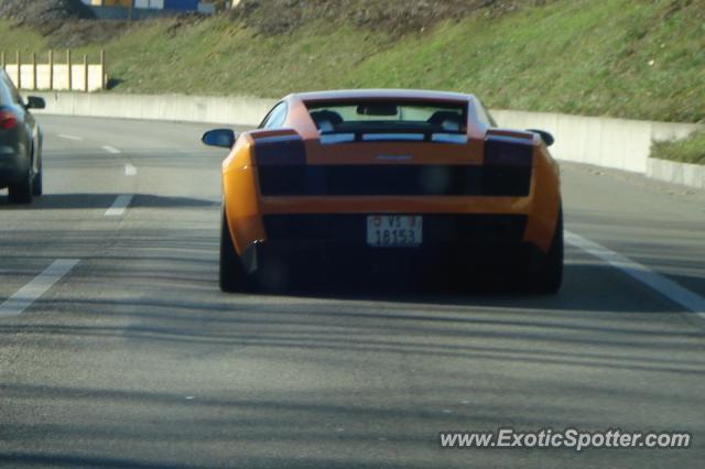 Lamborghini Gallardo spotted in Bern, Switzerland