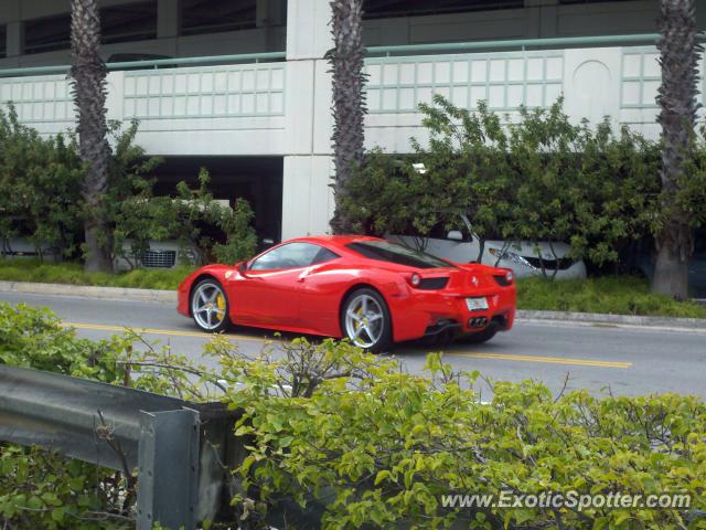 Ferrari 458 Italia spotted in Aventura, Florida