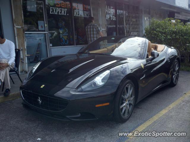 Ferrari California spotted in Aventura, Florida