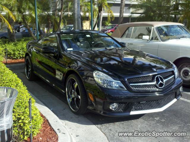 Mercedes SL 65 AMG spotted in Aventura, Florida