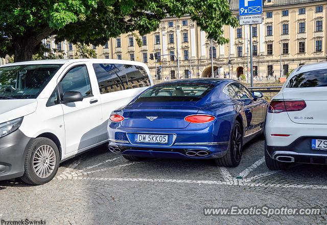 Bentley Continental spotted in Wroclaw, Poland