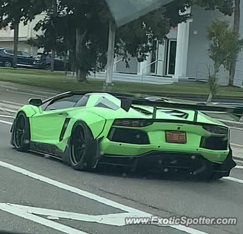 Lamborghini Aventador spotted in Jacksonville, Florida